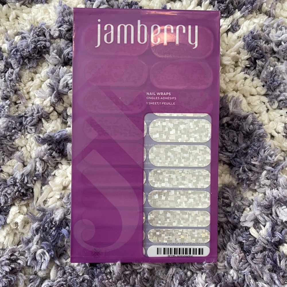 Jamberry Holographic Nail Wrap NWT